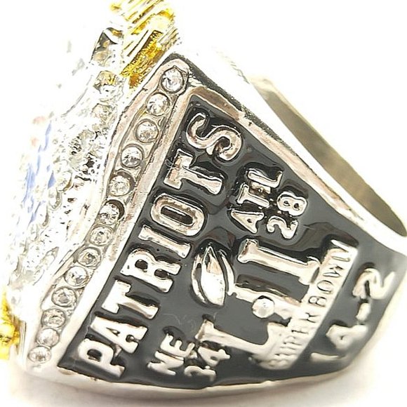 USA New England Patriots 2016 Brady Silver Ring - Picture 2 of 4